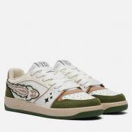 Кроссовки  EJ Egg Rocket Low Leather/Tumbled, цвет оливковый, размер 37 EU Enterprise Japan