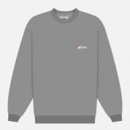 Мужская толстовка  Distressed Pigment Dye Crew Neck, цвет серый, размер L BUTTER GOODS