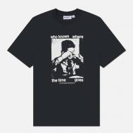 Мужская футболка  Who Knows, цвет серый, размер XXL BUTTER GOODS