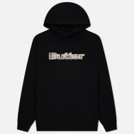 Мужская толстовка  Plaid Applique Pullover Hoodie, цвет чёрный, размер S BUTTER GOODS