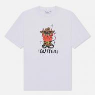 Мужская футболка  Devil, цвет белый, размер XL BUTTER GOODS
