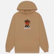 Мужская толстовка  Devil Pullover Hoodie, цвет бежевый, размер M BUTTER GOODS