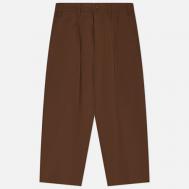 Мужские брюки  Pleated Q324, цвет коричневый, размер 32 BUTTER GOODS