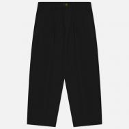 Мужские брюки  Pleated Q324, цвет чёрный, размер 38 BUTTER GOODS