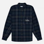 Мужская рубашка  Swirl Plaid, цвет синий, размер M BUTTER GOODS
