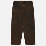 Мужские джинсы  Spider Denim, цвет коричневый, размер 32 BUTTER GOODS