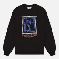 Мужская толстовка  Angel Crewneck, цвет чёрный, размер S BUTTER GOODS
