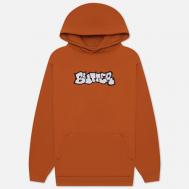 Мужская толстовка  Perspective Applique Pullover Hoodie, цвет оранжевый, размер S BUTTER GOODS