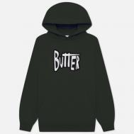 Мужская толстовка  Sketch Applique Pullover Hoodie, цвет оливковый, размер XL BUTTER GOODS