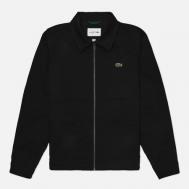 Мужская куртка ветровка  Water-Repellent Cotton, цвет чёрный, размер 52 Lacoste