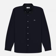 Мужская рубашка  Straight Cut Cotton, цвет синий, размер 41 Lacoste