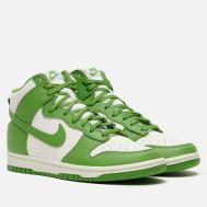 Кроссовки  Wmns Dunk High, цвет зелёный, размер 40 EU Nike