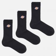 Комплект носков  3-Pack Valley Grove, цвет чёрный, размер 43-46 EU Dickies