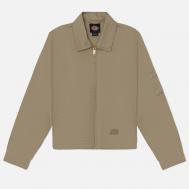 Женская куртка ветровка  Unlined Cropped Eisenhower, цвет бежевый, размер M Dickies