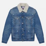 Мужская джинсовая куртка  Teddy Trucker, цвет синий, размер XL TOMMY JEANS