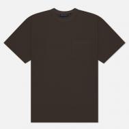 Мужская футболка  Permanent Basic One Pocket, цвет оливковый, размер M EASTLOGUE