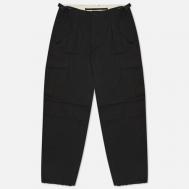 Мужские брюки  Permanent Basic Field Wide Fit, цвет чёрный, размер S EASTLOGUE