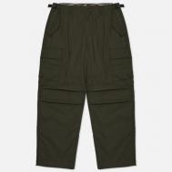 Мужские брюки  Permanent Basic Field Wide Fit, цвет оливковый, размер M EASTLOGUE