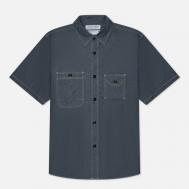 Мужская рубашка  Permanent Chambray Work Half, цвет синий, размер L EASTLOGUE