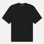 Мужская футболка  Permanent One Pocket Box Fit, цвет чёрный, размер S EASTLOGUE