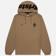 Мужская куртка анорак  Logo Applique Pullover Hoodie, цвет бежевый, размер S F.C. Real Bristol
