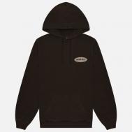 Мужская толстовка  Original Freedom Oval Hoodie, цвет коричневый, размер L Gramicci