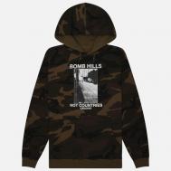Мужская толстовка  Bomb Hills Hoodie, цвет камуфляжный, размер M GX1000