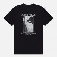 Мужская футболка  Bomb Hills, цвет чёрный, размер XL GX1000