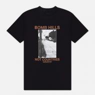 Мужская футболка  Bomb Hills Not Countries, цвет чёрный, размер XL GX1000