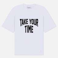 Мужская футболка  Spirit Take Your Time, цвет белый, размер XL Études