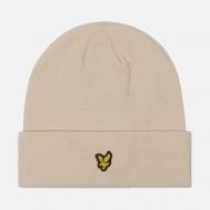 Шапка  Classic Fine Knit, цвет бежевый Lyle & Scott