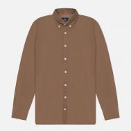 Мужская рубашка  Essential Garment Dyed Oxford, цвет бежевый, размер XL Hackett