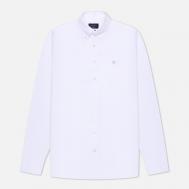 Мужская рубашка  Washed Oxford Slim Fit, цвет белый, размер XXXL Hackett