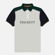 Мужское поло  Heritage  Multi, цвет белый, размер L Hackett