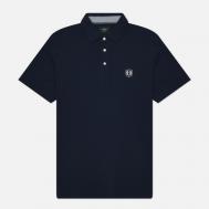 Мужское поло  Heritage Crest Logo, цвет синий, размер M Hackett