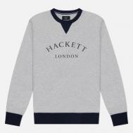Мужская толстовка  Heritage Essential Crew, цвет серый, размер L Hackett
