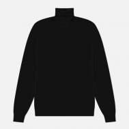 Мужской свитер  High Neck Merino Wool, цвет чёрный, размер L Hackett