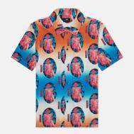 Мужская рубашка  Pinku Sinema All Over Print Poplin, цвет оранжевый, размер M Edwin