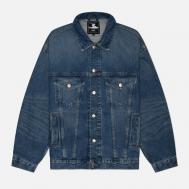 Мужская джинсовая куртка  EU-Trucker Arctic Blue Denim 14.6 Oz, цвет синий, размер M Edwin