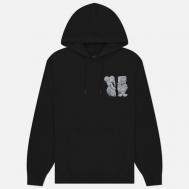 Мужская толстовка  Yusuke Isao Hoodie, цвет чёрный, размер XXL Edwin