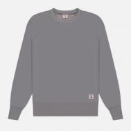 Мужская толстовка  Basic Crew Neck, цвет серый, размер L Edwin
