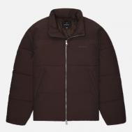 Мужской пуховик  Puffer, цвет коричневый, размер XL Edwin