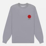 Мужская толстовка  Japanese Sun Oversized Fit, цвет серый, размер S Edwin