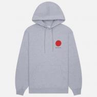 Мужская толстовка  Japanese Sun Hoodie Oversized Fit, цвет серый, размер XXL Edwin
