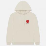 Мужская толстовка  Japanese Sun Hoodie Oversized Fit, цвет бежевый, размер XL Edwin