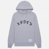 Мужская толстовка  High Life Low Levels Hoodie, цвет серый, размер L Edwin