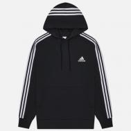 Мужская толстовка  Originals Essential 3-Stripes Hoodie, цвет чёрный, размер XXL Adidas