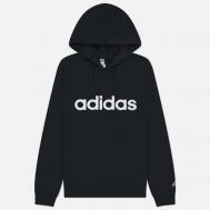 Женская толстовка  Performance Essentials Linear Hoodie, цвет чёрный, размер L Adidas
