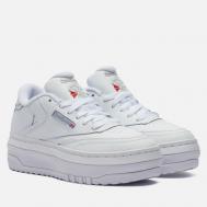 Женские кроссовки  Club C Extra, цвет белый, размер 37.5 EU Reebok