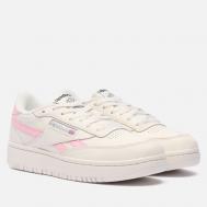 Женские кроссовки  Club C Double Revenge, цвет бежевый, размер 39 EU Reebok